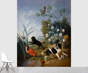 Les Chiens Zerbine et Jemite (Alexandre-François Desportes) - Muzeo.com