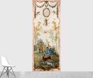 Panneau Décoratif Peint pour Louis Fagon au Château de Voré : La chasse (Jean-Baptiste Oudry) - Muzeo.com