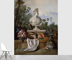 Still Life with America's Bust (Jean-Baptiste Oudry) - Muzeo.com