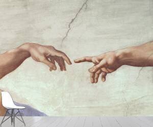 Hands of God and Adam, detail from The Creation of Adam, from the Sistine Ceiling (Michelangelo Buonarroti) - Muzeo.com