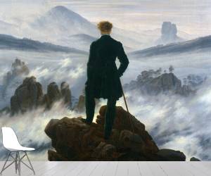Le Voyageur contemplant une mer de nuages (Caspar David Friedrich) - Muzeo.com