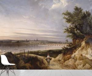 Vue de Bordeaux (Jean Alaux) - Muzeo.com