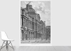 Vue de la Cour du Louvre (Louis-Pierre Baltard) - Muzeo.com