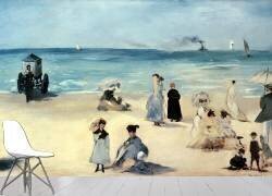 On the Beach, Boulogne-sur-Mer (Edouard Manet) - Muzeo.com