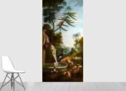 Grue, paon, ara, tadorne de belon et markhors (Christophe Huet) - Muzeo.com