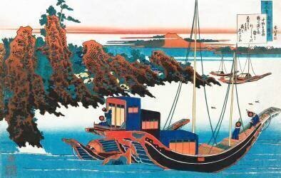 100 poèmes de 100 poètes (Hokusai) - Muzeo.com
