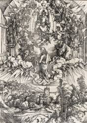 Apocalypse selon Saint Jean - Saint Jean appelé aux Cieux (Albrecht Dürer) - Muzeo.com