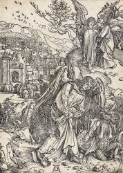 Apocalypse selon Saint Jean - L'ange portant la clé de l'Abîme (Albrecht Dürer) - Muzeo.com
