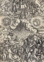 Apocalypse selon Saint Jean - L'ouverture des 5e et 6e sceaux (Albrecht Dürer) - Muzeo.com