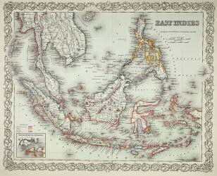 Carte des Indes orientales (Ecole américaine) - Muzeo.com