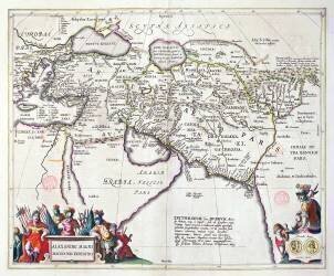 Carte des voyages d'Alexandre le Grand (Willem Blaeu) - Muzeo.com