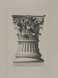 Chapiteau et base ; détails au dixième de l'exécution (Auguste Alexandre Guillaumot) - Muzeo.com
