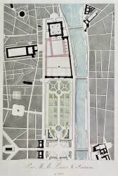 Conception pour joindre les Tuileries au Louvre (Percier & Fontaine) - Muzeo.com
