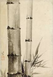 Deux tiges de bambous (Hokusai) - Muzeo.com