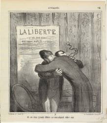 Et ces deux grands débris se consolaient entre eux (Honoré Daumier) - Muzeo.com