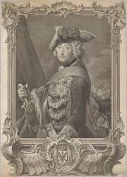 Frédéric II (1712-1786), dit le Grand, roi de Prusse (Philip Andreas Kilian) - Muzeo.com