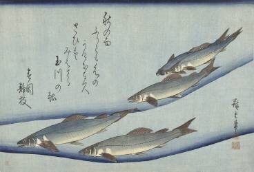Frontaliers d'école (Hiroshige) - Muzeo.com