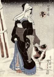 Hiver (Utagawa Kunisada) - Muzeo.com