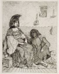 Juive d'Alger dite de Tanger, 1er état (Eugène Delacroix) - Muzeo.com