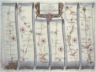 La route de Londres à Arundel (John Ogilby) - Muzeo.com
