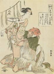 Le jour avant le début du printemps (Hokusai) - Muzeo.com