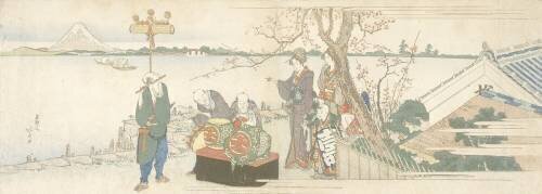 Les artistes de Daikagura (Hokusai) - Muzeo.com