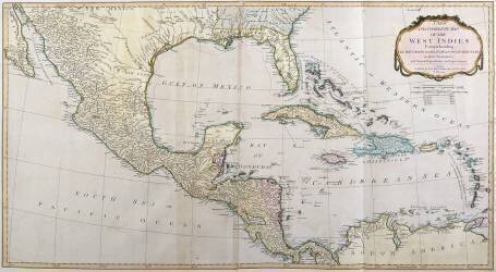 Les îles de l'Inde occidentale (Thomas Jefferys) - Muzeo.com
