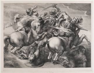 Les quatre cavaliers ou la bataille d'Anghiari (Gérard Edelinck) - Muzeo.com