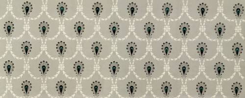 Motif répétitif de palmettes (anonyme) - Muzeo.com