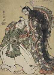 Observation de la feuille d'érable (Toshusai Sharaku) - Muzeo.com