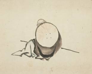 Pèlerin au repos (Hokusai) - Muzeo.com