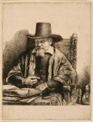 Portrait du docteur Arnold Tholinx ; 1 er état (Rembrandt) - Muzeo.com