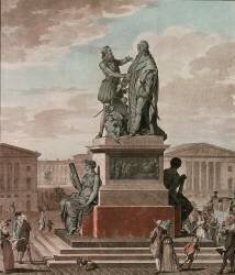 Projet d'un monument à élever à Louis XVI à Paris (Jean-François Janinet) - Muzeo.com