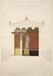 Temple de la Victoire Aptère à Athènes. (Louis Boitte) - Muzeo.com