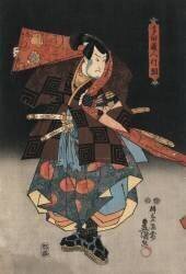 Ukiyo-e Print of an Actor Playing a Samurai (Utagawa Kunisada) - Muzeo.com