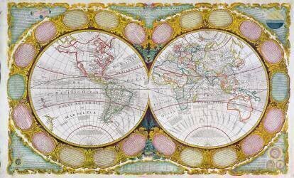 Une nouvelle carte correcte du monde (Robert Wilkinson) - Muzeo.com