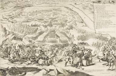 Victoire remportée par le prince Eugène de Savoie sur les Turcs (anonyme) - Muzeo.com