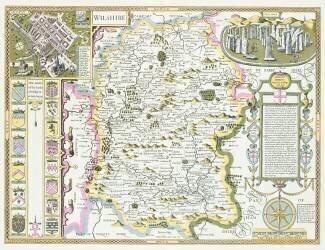 Wiltshire (John Speed) - Muzeo.com