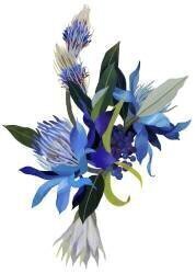 An imaginary flower with a blue base (Hiroyuki Izutsu) - Muzeo.com