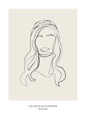 Art linéaire moderne (Anastasiya) - Muzeo.com