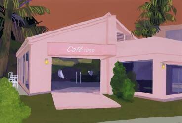 Cafe in Cambodia (Hiroyuki Izutsu) - Muzeo.com