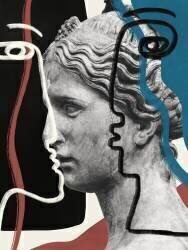 Dessin au trait et sculpture (Little Dean) - Muzeo.com