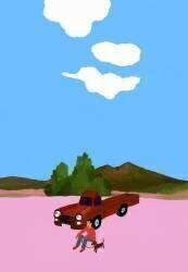 Drive with the dog in a pickup truck (Hiroyuki Izutsu) - Muzeo.com
