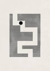 Labyrinthe minimaliste (1x Studio II) - Muzeo.com