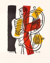 Le cycliste (Fernand Léger) - Muzeo.com