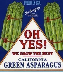 Oh Yes! Asparagus Product Label (anonyme) - Muzeo.com