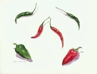 Piments et poivrons (Alison Cooper) - Muzeo.com