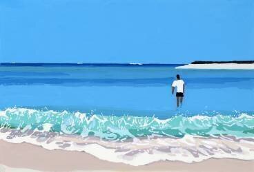 Sea and man (Hiroyuki Izutsu) - Muzeo.com