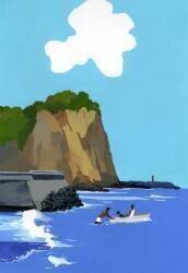 Summer and sea and boat (Hiroyuki Izutsu) - Muzeo.com