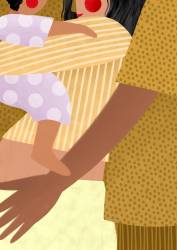 Tendre étreinte familiale (Bea Muller) - Muzeo.com